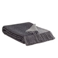 Omkeerbare Wollen Plaid ONYX – Zwart & Grijs