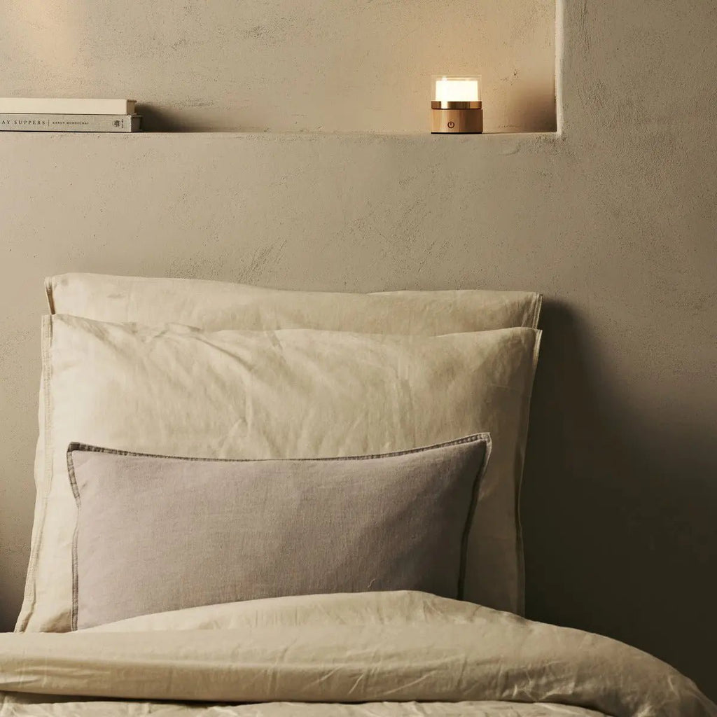 Leo Lichtbruine Draadloze Oplaadbare Lamp | Compact, dimbaar & USB-oplaadbaar