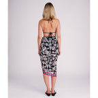 Pia Rossini Mykonos Luxe Strandsarong Zwart/Wit