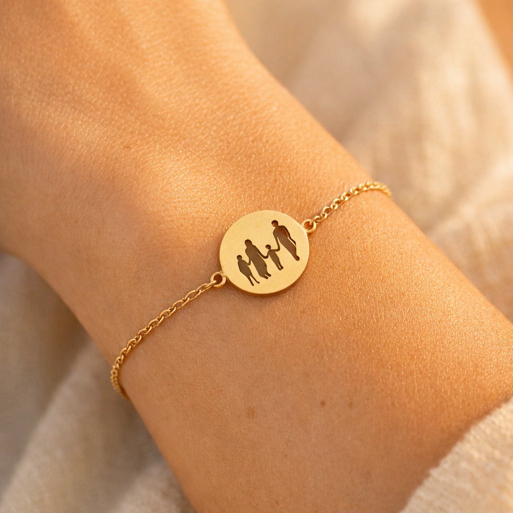 Life Stories Familie Armband – Verguld Sterling Zilver