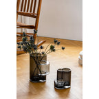 Designvaas FUSIO 20 – Grijs | Constructivistisch & Sculpturaal Design