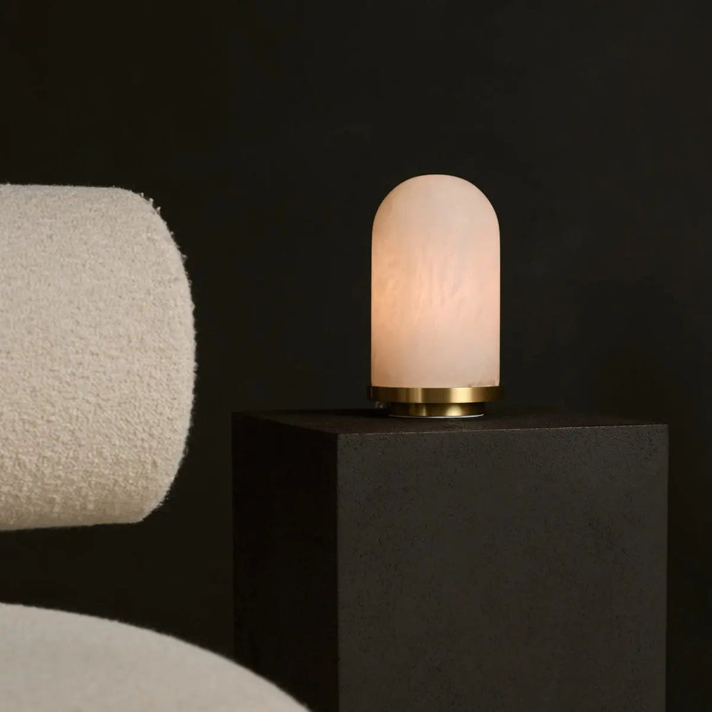 Mateo Albasten Lamp | Stijlvolle en gouden accenten