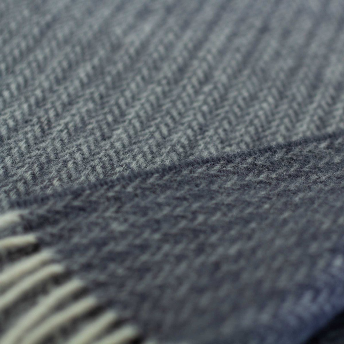 Luxe Wollen Deken SIENNA – Blauw