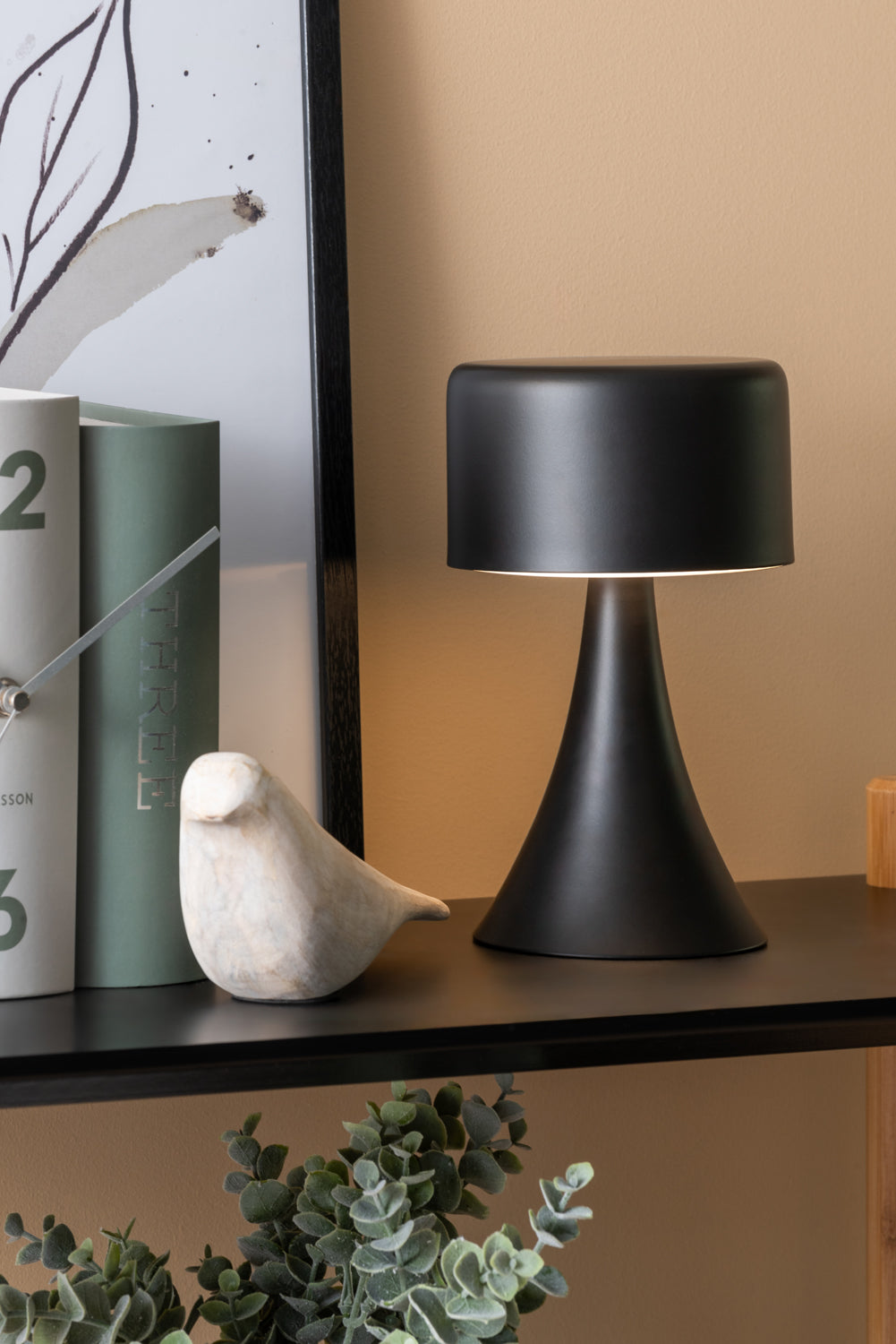 Luxe Tafellamp Nora LED – Zwart | Leitmotiv