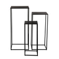 Quinty Bijzettafel Set Zwart – Set van 3