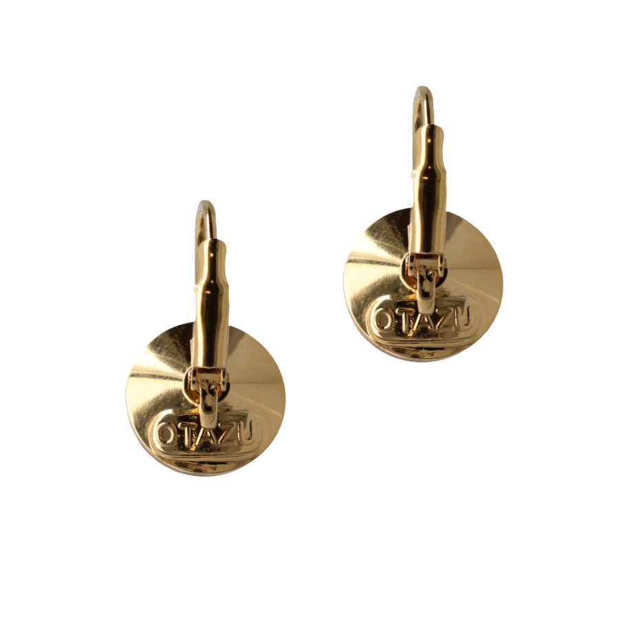 Classic Disc oorhangers – goud