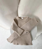 Grijs Biologisch Katoenen Set – Legging & Longsleeve