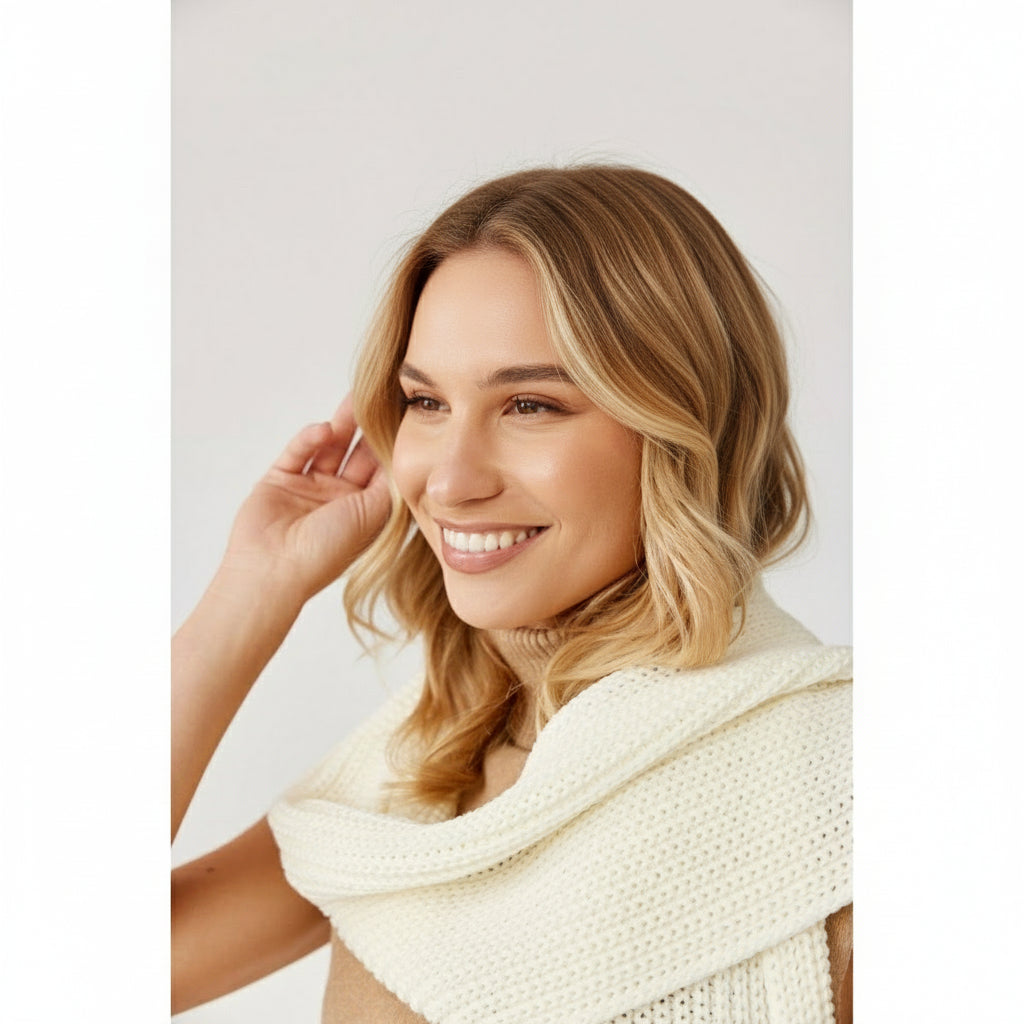 COCO Sjaal – 100% Merinowol | Gebroken wit