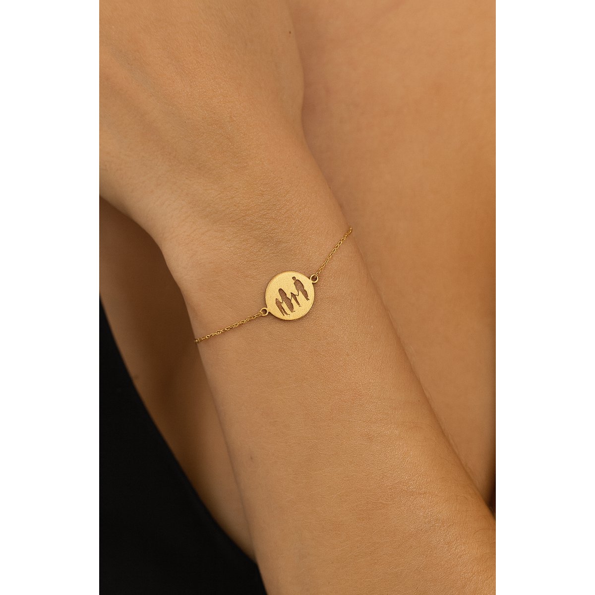 Life Stories Familie Armband – Verguld Sterling Zilver