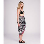 Pia Rossini Mykonos Luxe Strandsarong Zwart/Wit