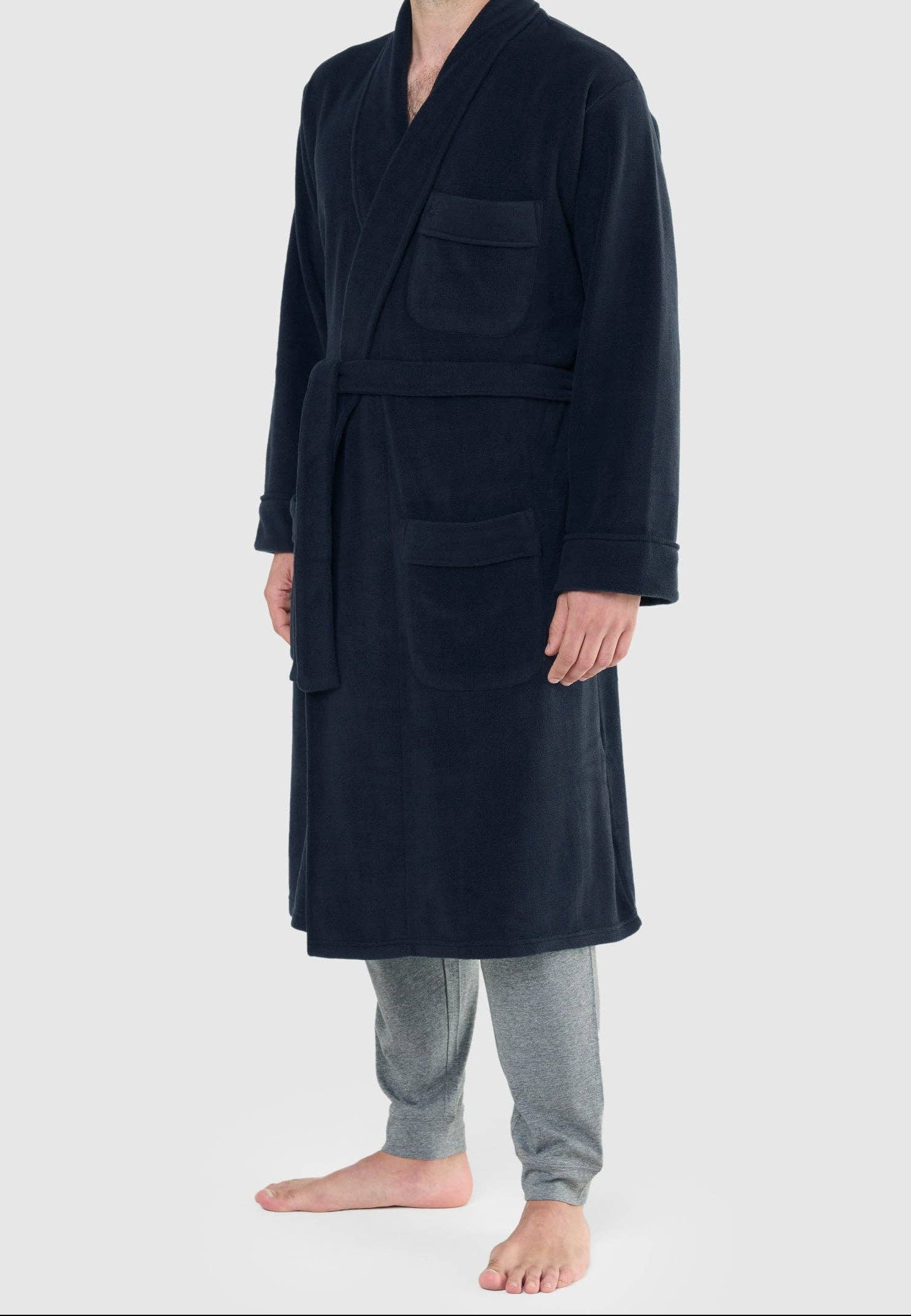 Herenbadjas Polar Winter – Marineblauw