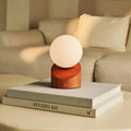 Morris Kastanjebruine Oplaadbare Lamp | Stijlvol, draadloos & duurzaam design