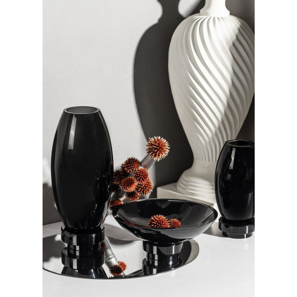 Designvaas RUDAL 15 – Zwart | Minimalistisch & Hedendaags Chinees Design