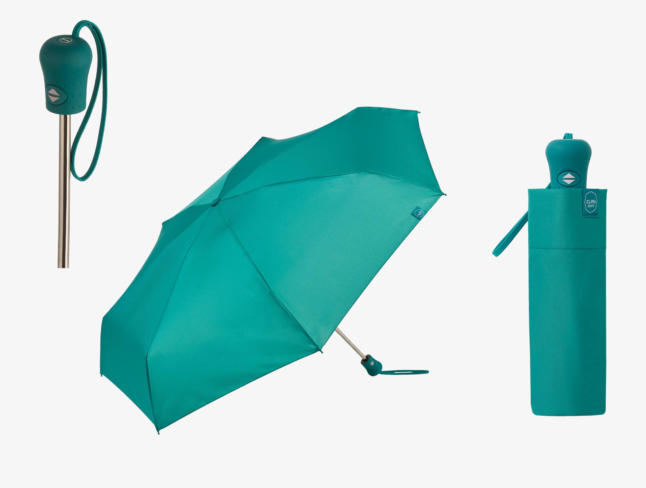 Clima Bisetti Luxe Mini Opvouwbare Paraplu & Parasol – Automatisch Open & Close – UV50+ Bescherming