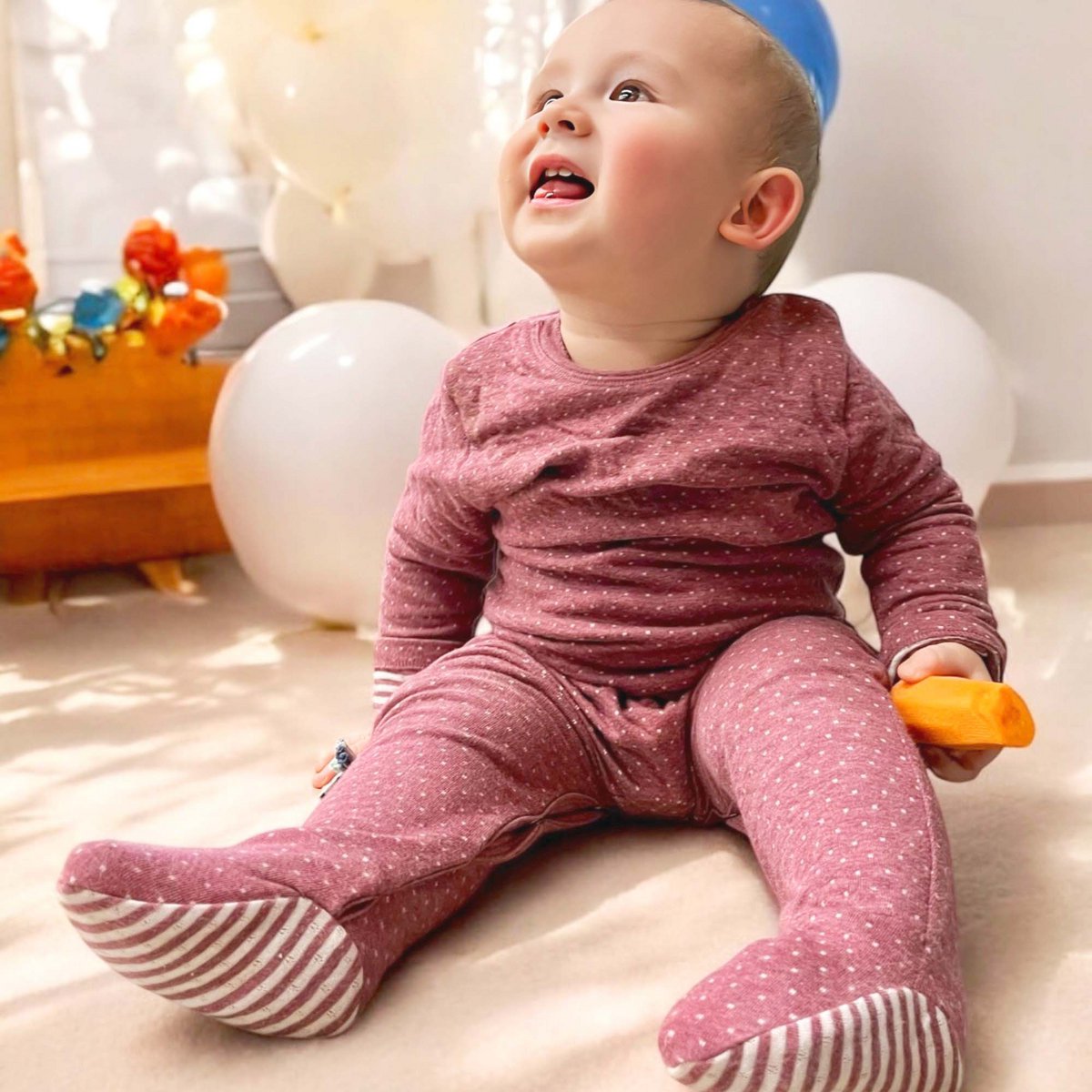 OrganicEra biologisch babyslaappakje, bordeaux