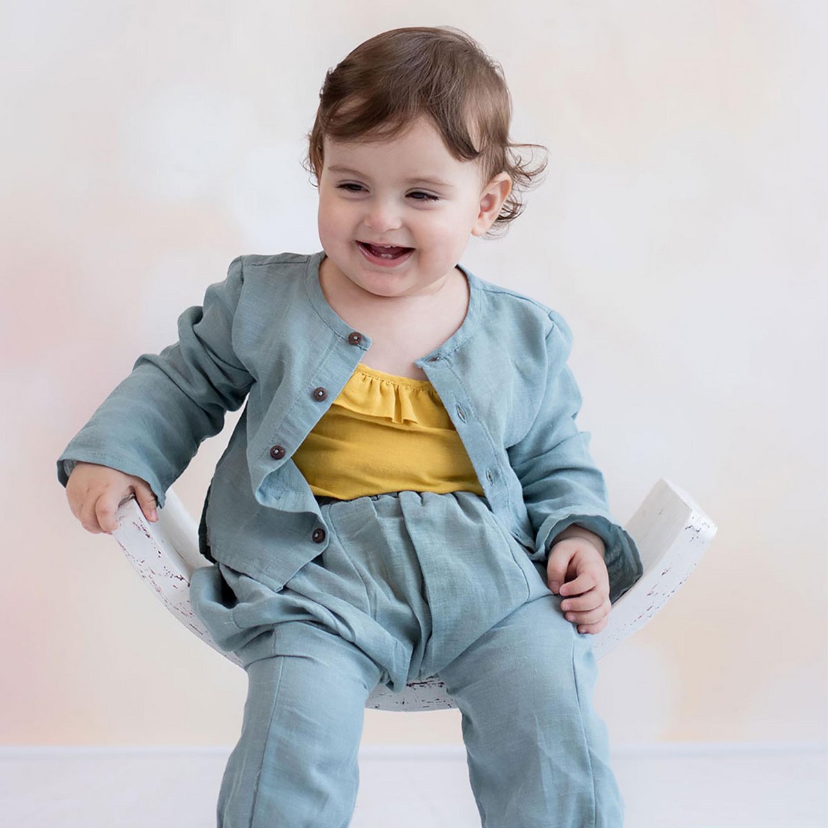 Biologisch Hennep Babyjasje – Blauw