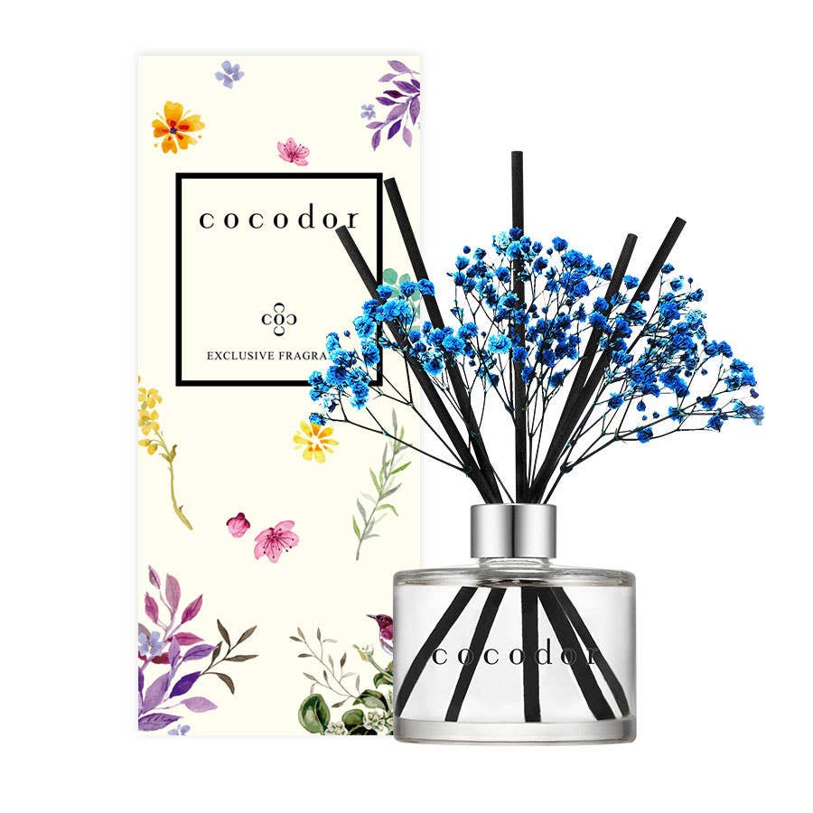 Diffuser met Echte Bloem – Pure Cotton (200 ml)