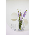 Designvaas FUSIO 25 – Helder Glas | Constructivistisch & Avant-Garde Design