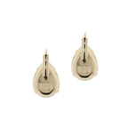 Lacrima Light Sapphire oorhangers – goud & blauw