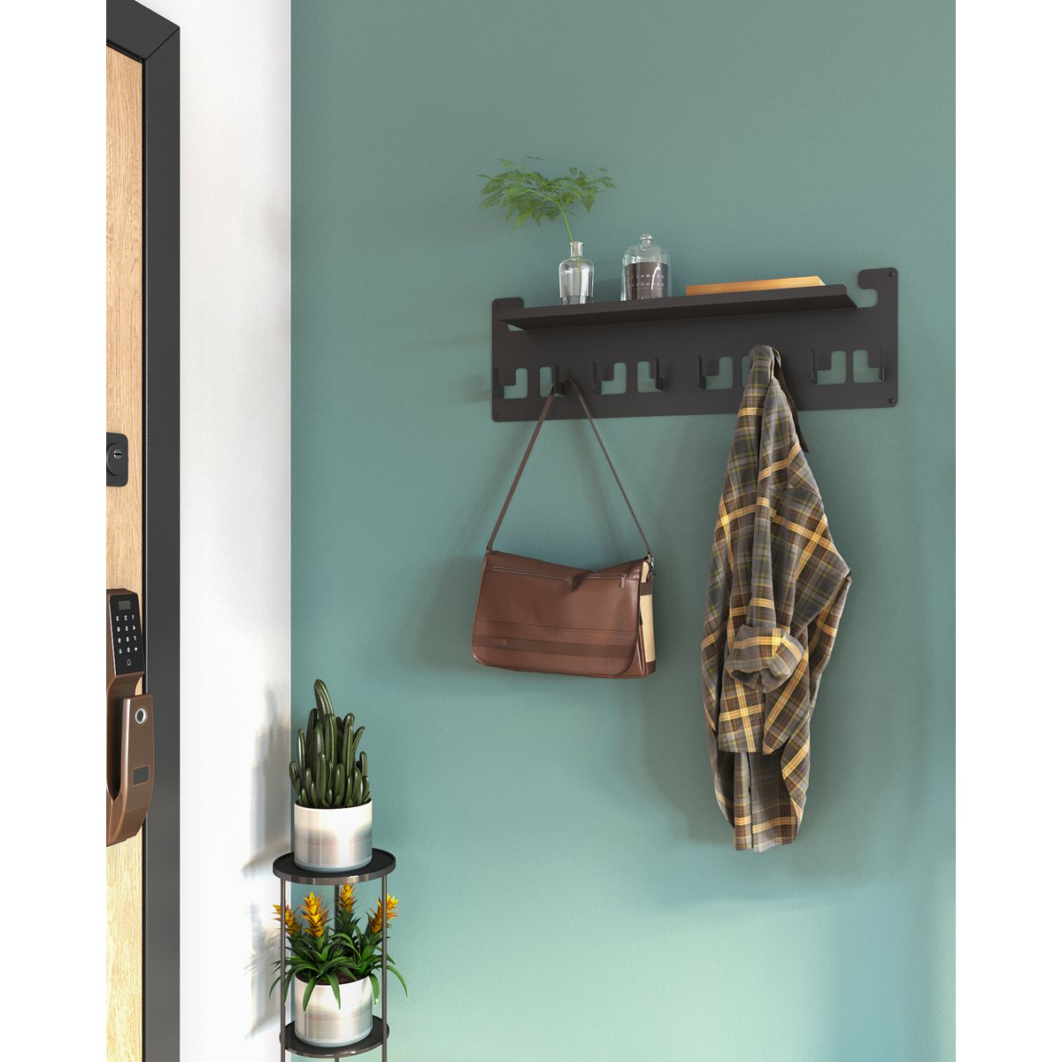 Gorillz Area Wandkapstok – Zwart