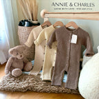 Gebreide Romper met Teddy Mutsje – Room