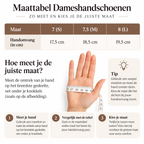 Luxe Leren Dameshandschoenen met Kasjmier – Zwart & Donkerbruin