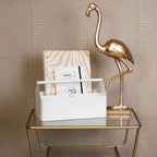 Housevitamin Metalen Opbergbak – Wit (30 cm)