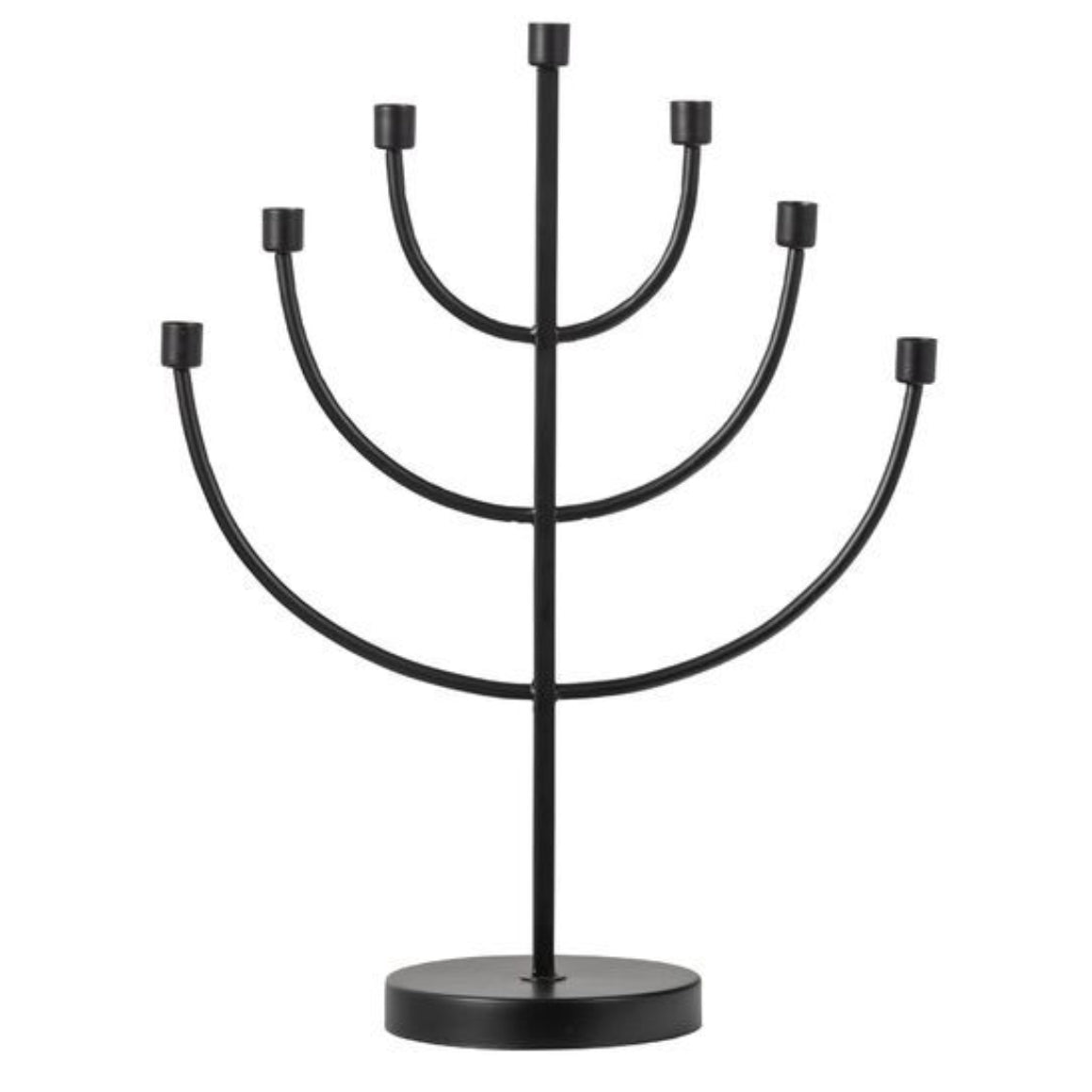 WOOOD Kandelaar ‘Sterre’ – Zwart (57 cm)