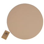 Ronde Placemat – Lichtbruin (28 cm, PU-leer)