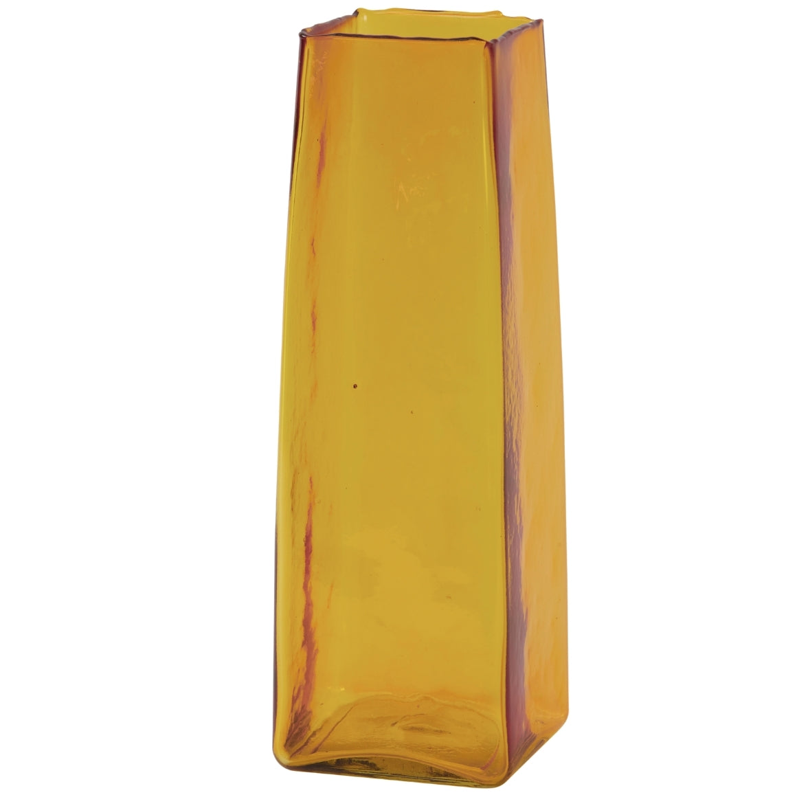 Light & Living Vaas ‘Iduna’ – Geel Glas (35 cm)