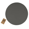 Ronde Placemat – Grijs (28 cm, PU-leer)