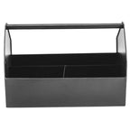 Housevitamin Metalen Opbergbak – Zwart (30 cm)